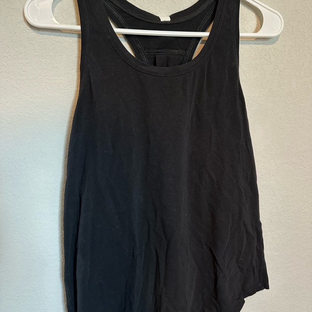 lululemon athletica Black Racerback Tank Top